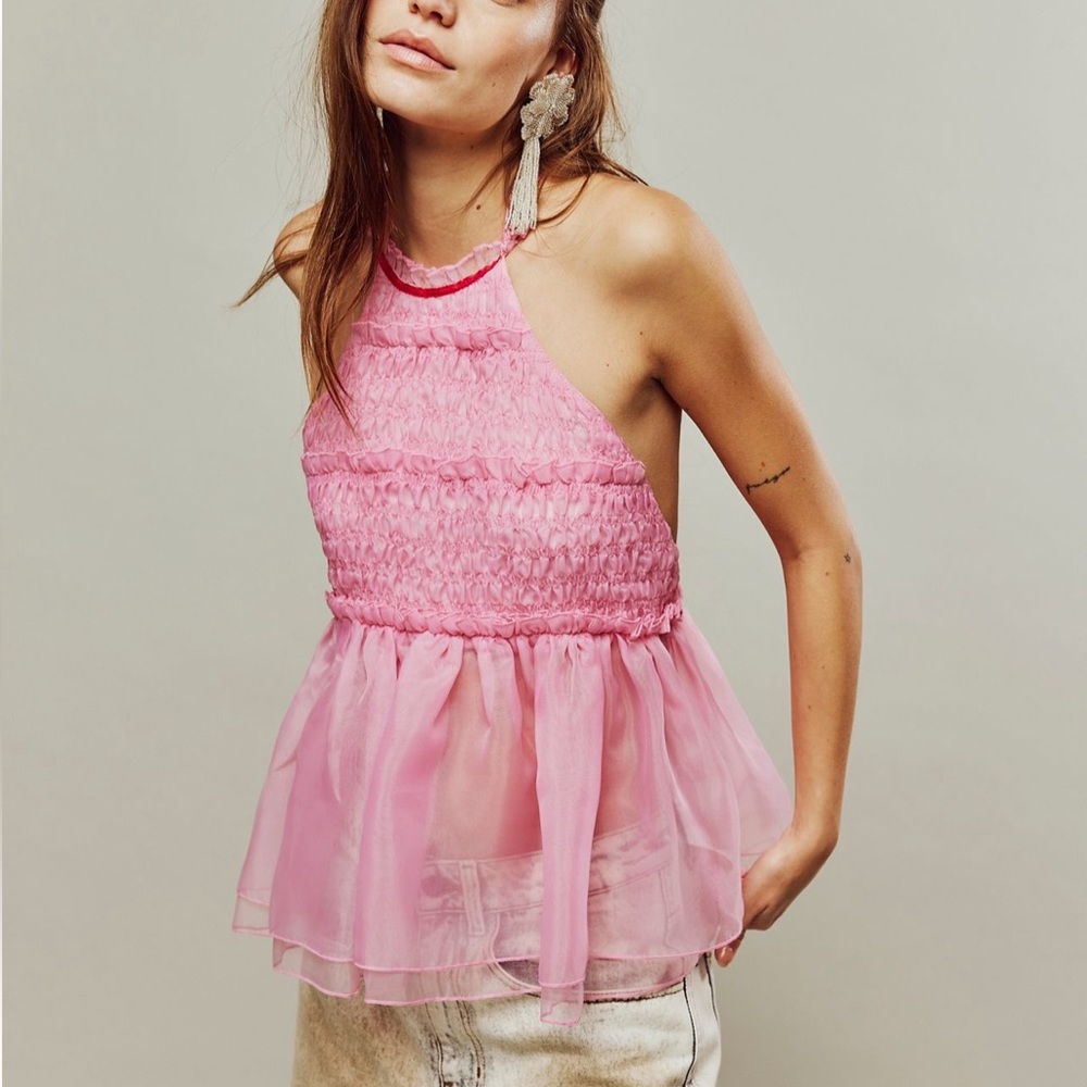 NWT Free People Cupcake Cutie Halter Top